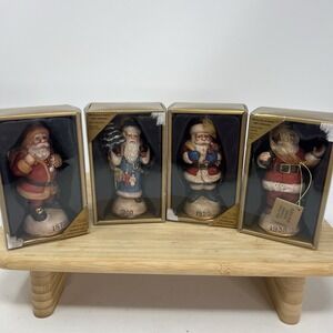 Memories Of Santa Lot Of 4 2007 4.25" Ornaments  Original Boxes Don Warning